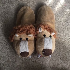 Lion Eating Your Foot Slippers
